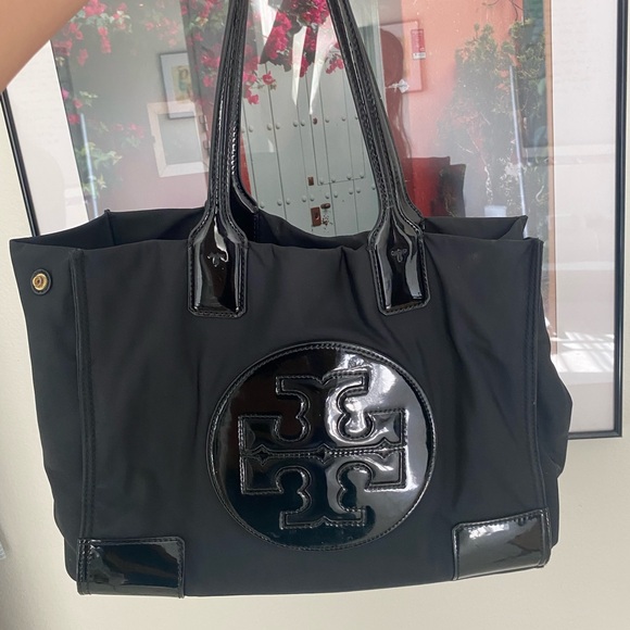 Tory Burch ELLA  PATENT SMALL TOTE BAG - Picture 2 of 9